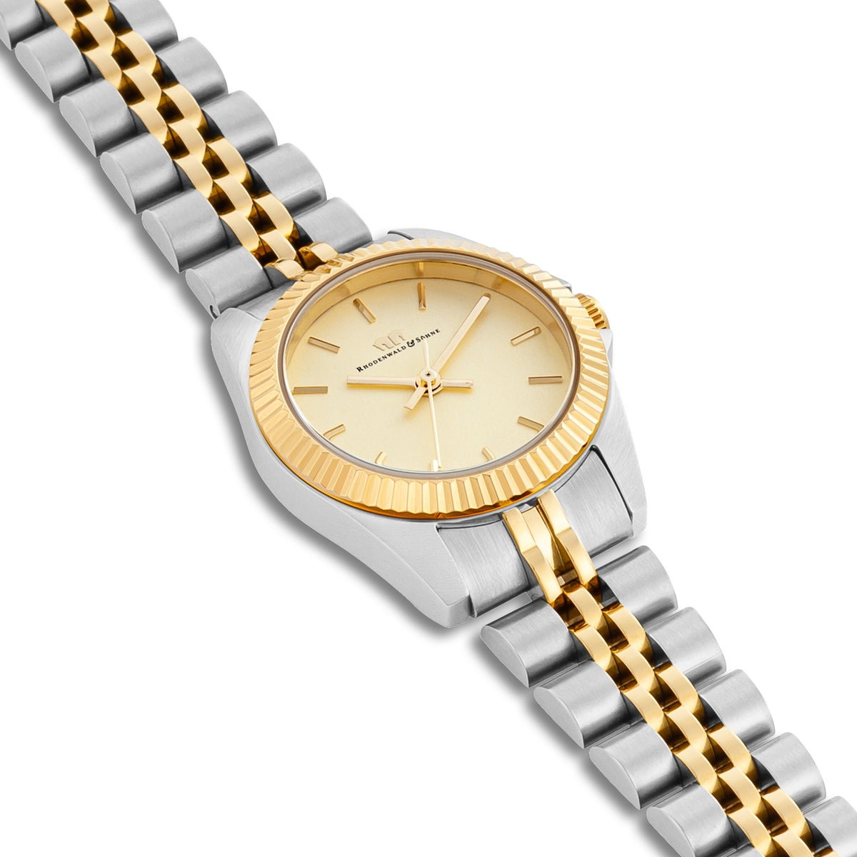 
                  
                    Damen Quarzuhr gelbgold/silber Edelstahl silber/gelbgold
                  
                