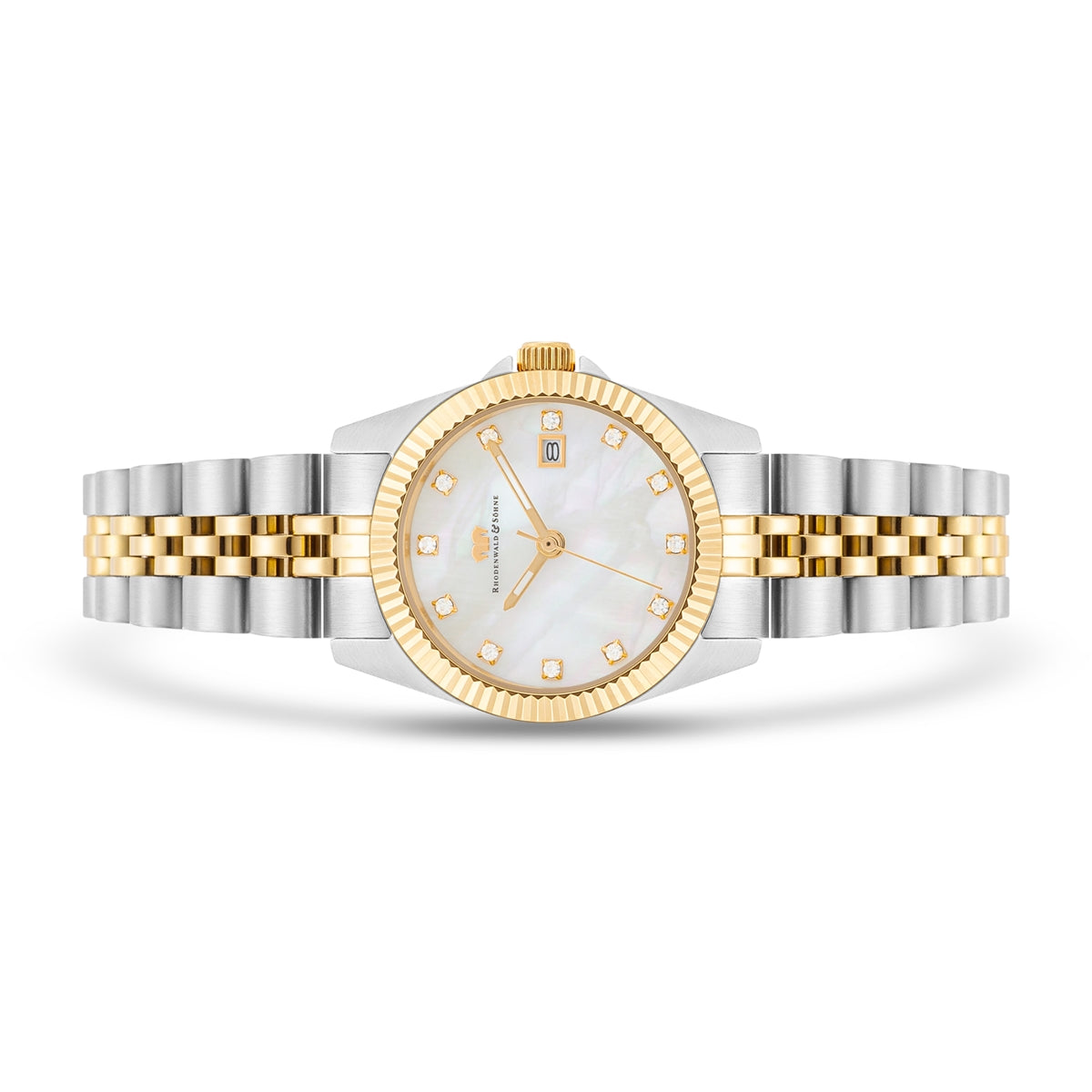 
                  
                    Damen Quarzuhr gelbgold/silber Edelstahl silber/gelbgold
                  
                