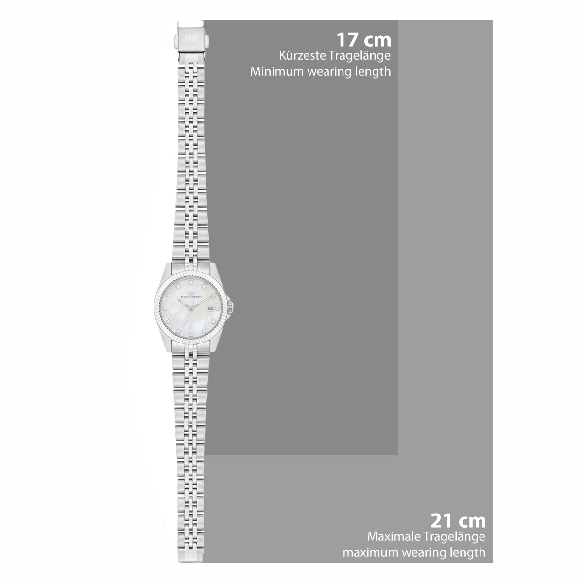 
                  
                    Damen Quarzuhr silber Edelstahl silber
                  
                