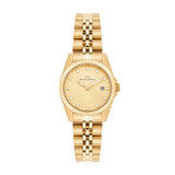 Damen Quarzuhr gelbgold Edelstahl gelbgold