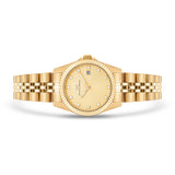 Damen Quarzuhr gelbgold Edelstahl gelbgold