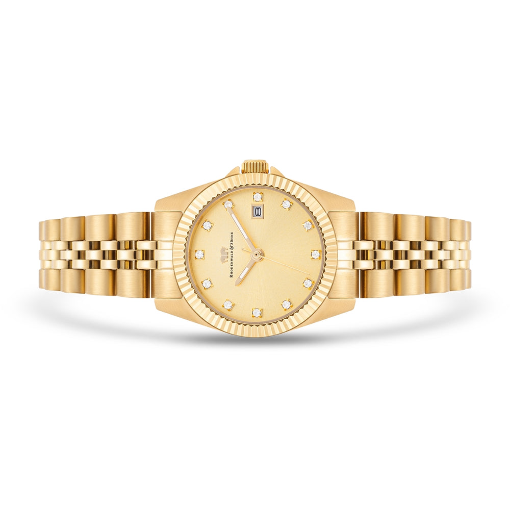 
                  
                    Damen Quarzuhr gelbgold Edelstahl gelbgold
                  
                