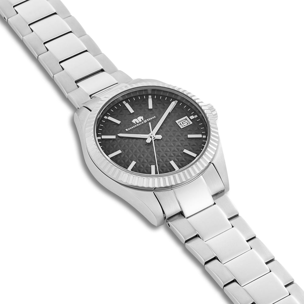 
                  
                    Herren Quarzuhr silber Edelstahl silber
                  
                