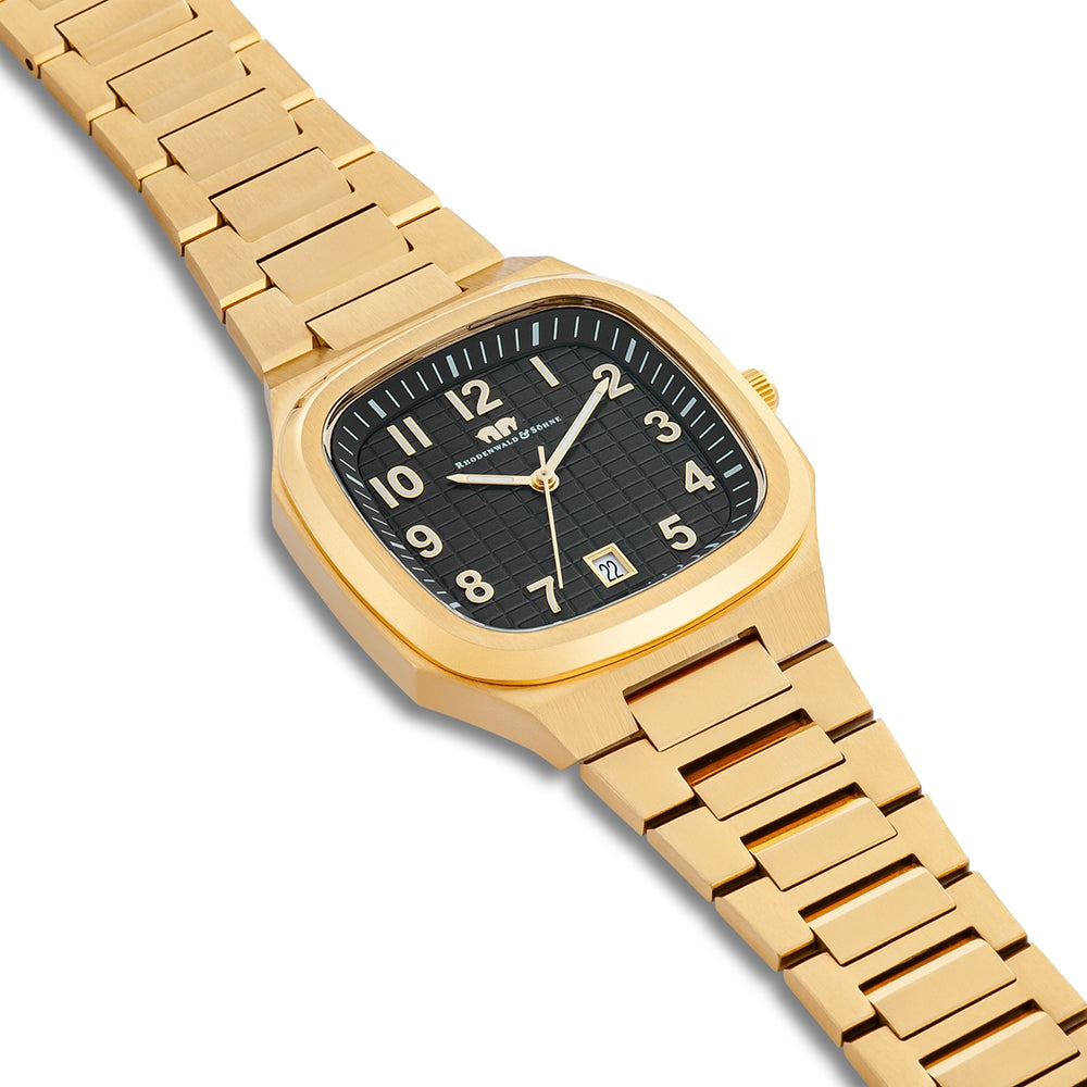 
                  
                    Herren Quarzuhr gelbgold Edelstahl gelbgold
                  
                