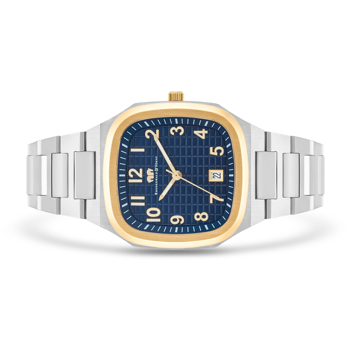 
                  
                    Herren Quarzuhr gelbgold/silber Edelstahl silber
                  
                