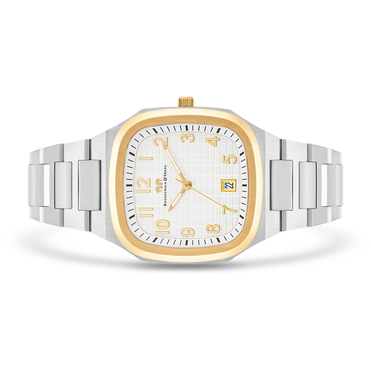 
                  
                    Herren Quarzuhr gelbgold/silber Edelstahl silber
                  
                