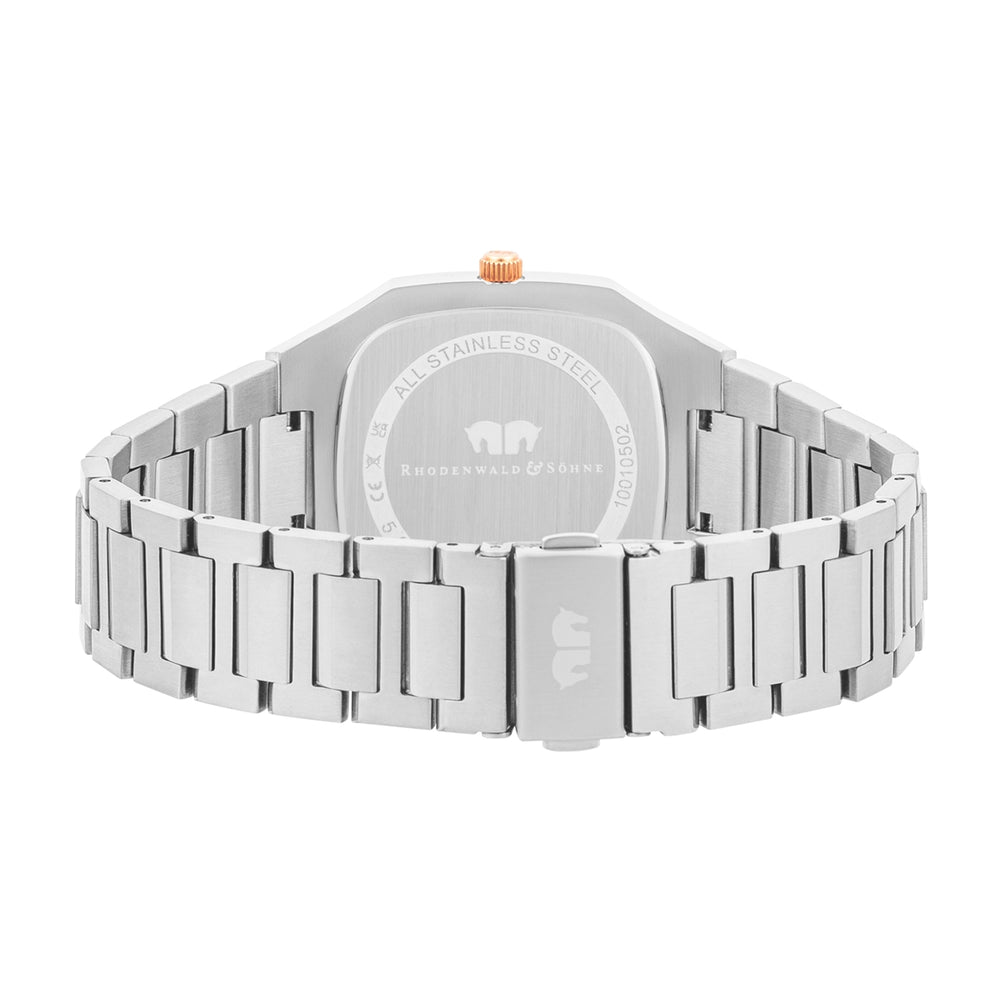 
                  
                    Herren Quarzuhr roségold/silber Edelstahl silber
                  
                