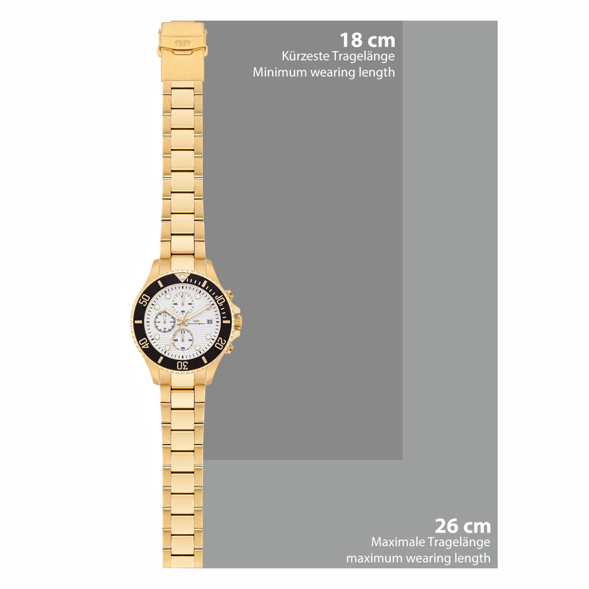 
                  
                    Herren Chronograph gelbgold Edelstahl gelbgold
                  
                